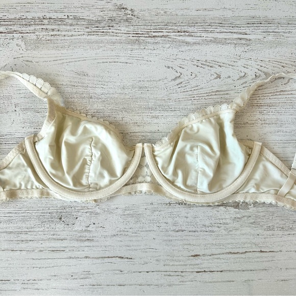 *3/$20* URBAN OUTFITTERS Out From Under Lace Floral Unlined Underwire Bra 32D - Picture 5 of 9